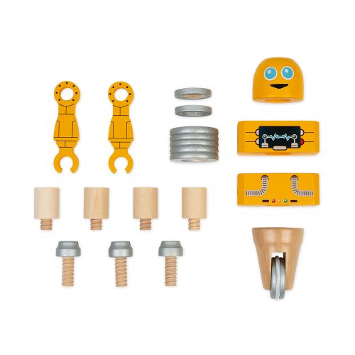 Robots en bois à construire BRICO'KIDS revendeur janod jouet imitation et bricolage enfant st pierre ile de la reunion 97410 974