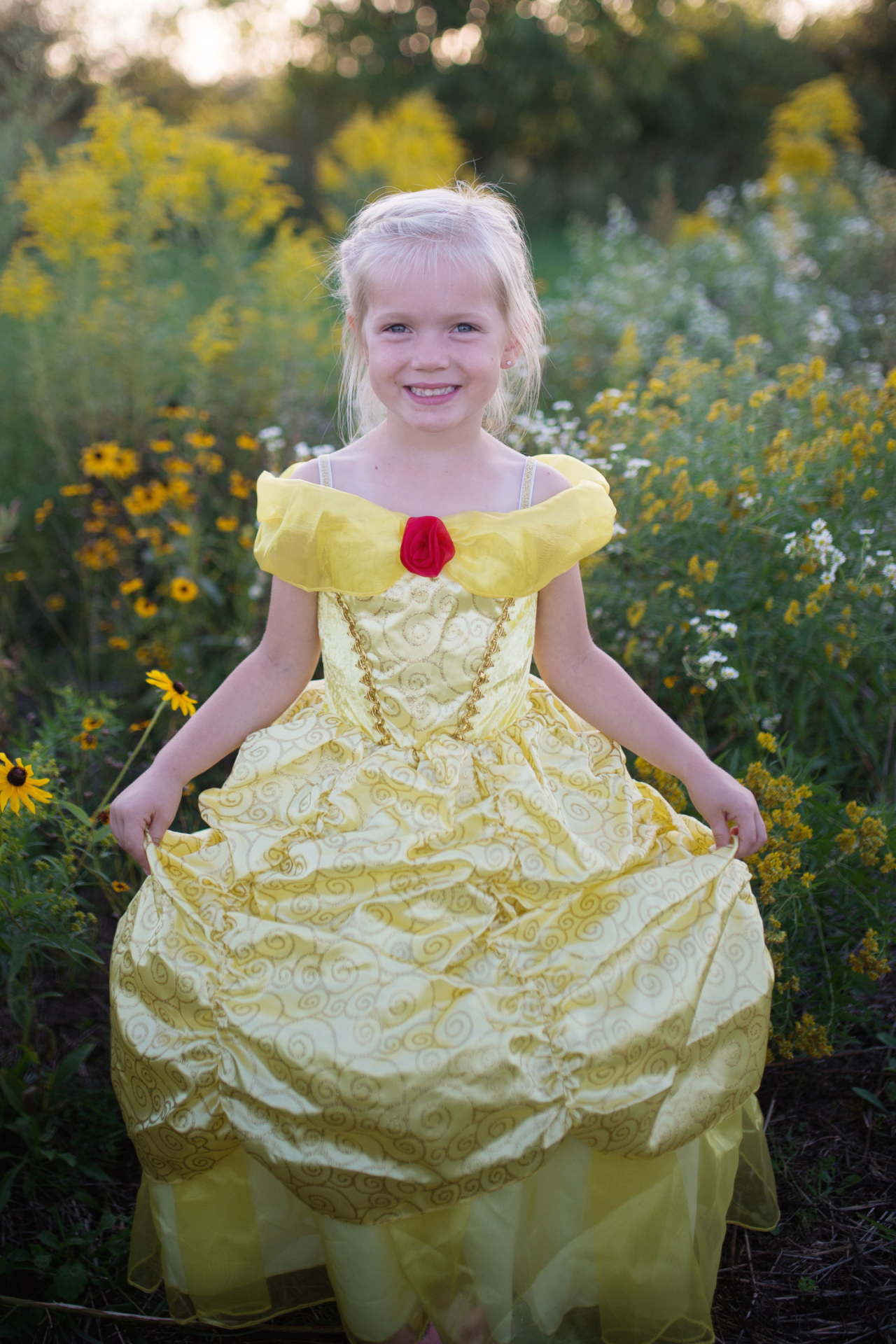 Déguisement Princesse Rosabel - Enfant - 4/6 ans (104 à 116 cm)