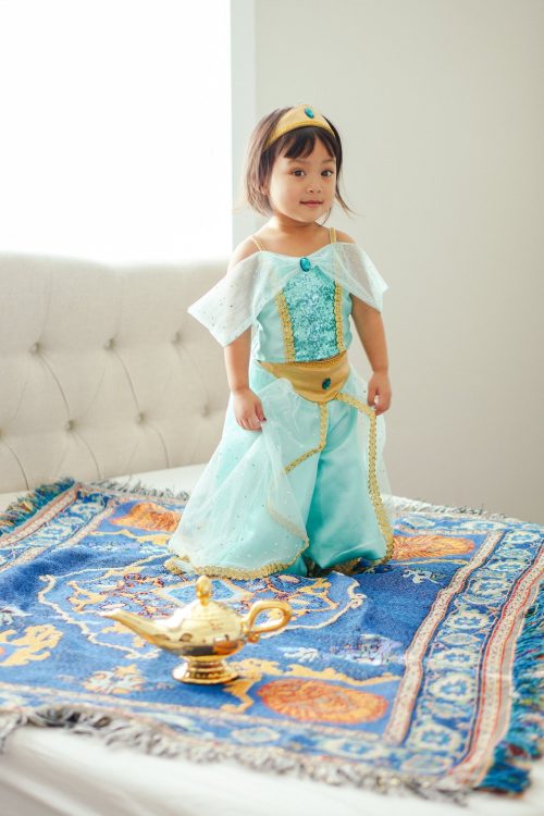 Robe deluxe princesse jasmine aladdin déguisement enfant magasin de jouet enfant déguisement enfant saint pierre ile de le Reunion 974 97410