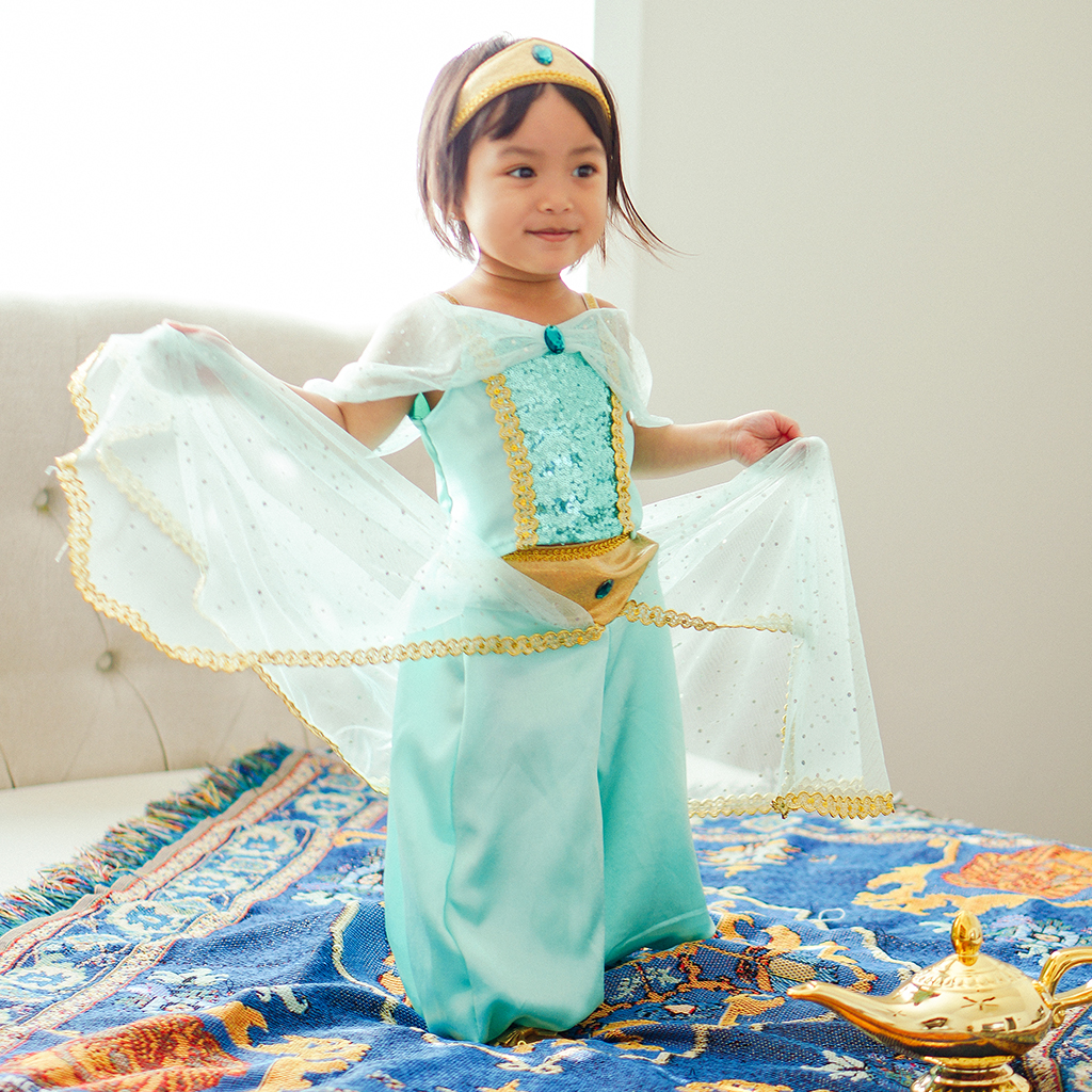 Robe de princesse fille de 4 à 6 ans - Déguisements et accessoires