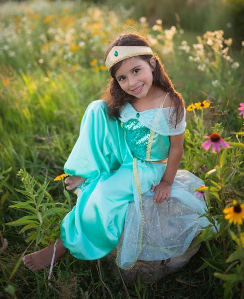 Robe deluxe princesse jasmine aladdin déguisement enfant magasin de jouet enfant déguisement enfant saint pierre ile de le Reunion 974 97410