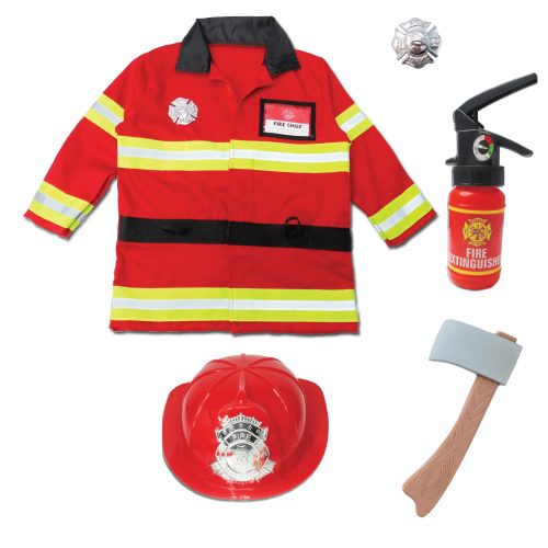 Déguisement de pompier avec accessoires déguisement enfant magasin de jouet enfant déguisement enfant saint pierre ile de le Reunion 974 97410