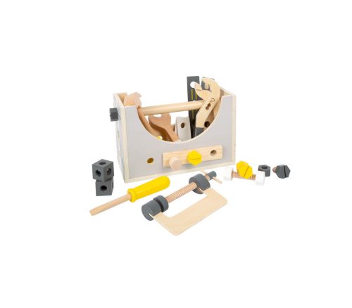 Boite à outils 2 en 1 Miniwob jouet en bois jeu d'imitation bricolage enfant mini établi magasin de jouet saint pierre 97410 la Réunion 974