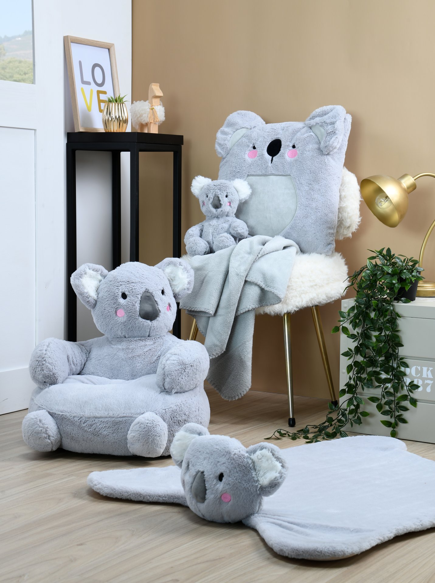 Idée déco chambre bébé Koala pour fille ou garçon