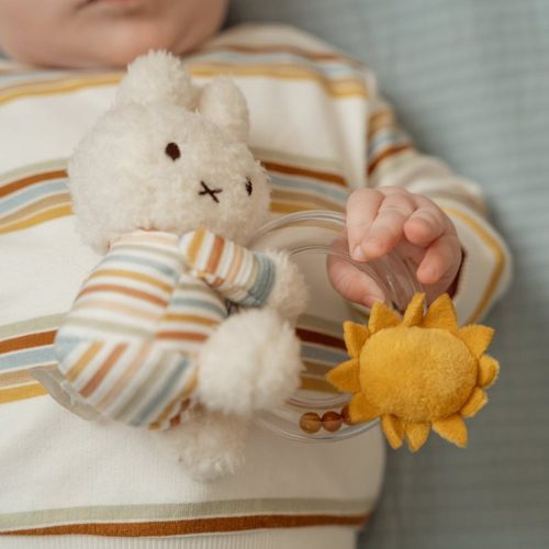 hochet Miffy avec anneau SUNNY jeu éveil bébé little dutch magasin de jouet en bois st pierre 97410 livraison à la réunion 974