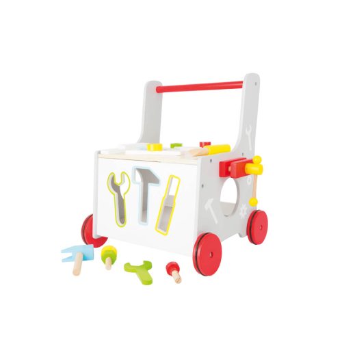 Chariot de marche outils SMALL FOOT aide à la marche bricolage bébé jouets en bois saint pierre la Réunion 97410 974
