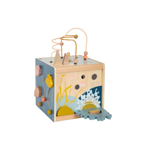 Cube d'activité et de motricité SEASIDE jeu éveil bébé boutique de jouets pour enfants saint pierre 97410 reunion livraison 974