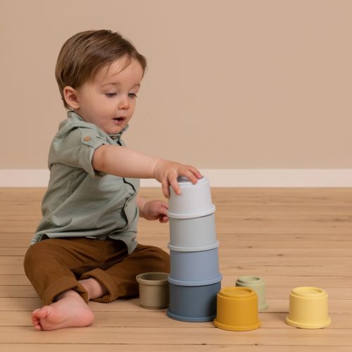 Gobelets à Empiler BLUE jeu de motricité jouet pour bébé et enfant boutique sur la reunion 974