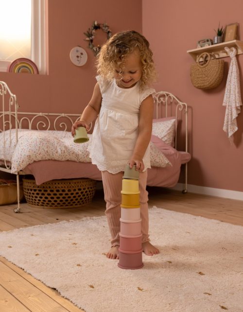 Gobelets à Empiler PINK rose jeu de motricité jouet pour bébé et enfant boutique sur la reunion 974