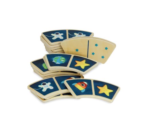 Domino dans les étoiles jeu de stratégie je de société revendeur officiel VILAC jouet en bois magasin de jouet saint pierre 97410 La Réunion 974