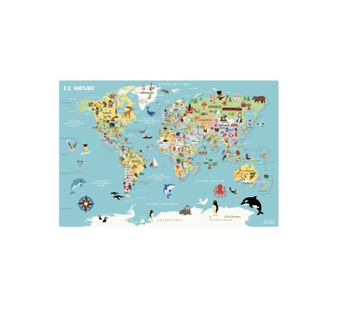 carte du monde magnétique jouets en bois jeu éducatif et d'apprentissage revendeur officiel VILAC jouet en bois magasin de jouet saint pierre 97410 La Réunion 974