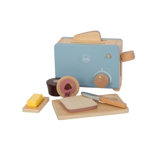 Grille pain tasty set du petit déjeuner dinette en bois électroménager enfant jouet en bois magasin de jouet saint pierre 97410 La Réunion 974