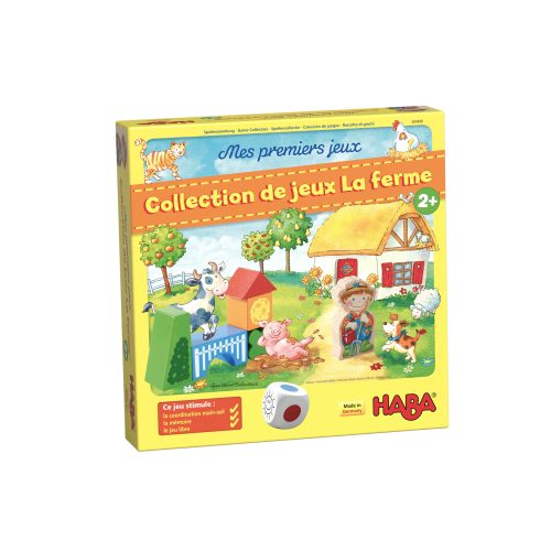 collection de jeux la ferme jeu de plateau jeu pour les petits jeu de société revendeur officiel HABA magasin de jouets La Réunion 97400 saint-Pierre 97410