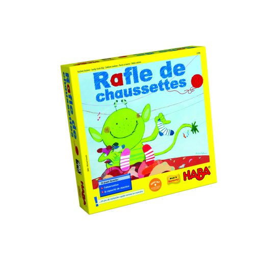 Rafle de chaussettes jeu d'observation jeu de société revendeur officiel HABA magasin de jouets La Réunion 97400 saint-Pierre 97410
