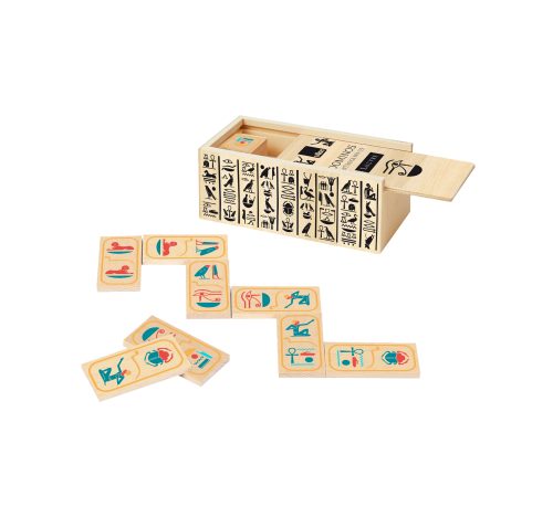 Dominos Hiéroglyphes Musée du Louvre jeu de société jeu éducatif revendeur officiel VILAC jouet en bois magasin de jouet saint pierre 97410 La Réunion 974