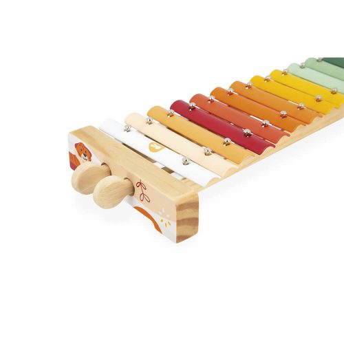 xylophone en métal sunshine xylo instrument de musique enfant éveil musical revendeur officiel JANOD jouet en bois magasin de jouet saint pierre 97410 La Réunion 974
