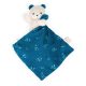 Doudou ours noctambule bleu carré douceur éveil bébé revendeur officiel kaloo magasin de jouets jeu la réunion 974 saint-pierre 97410