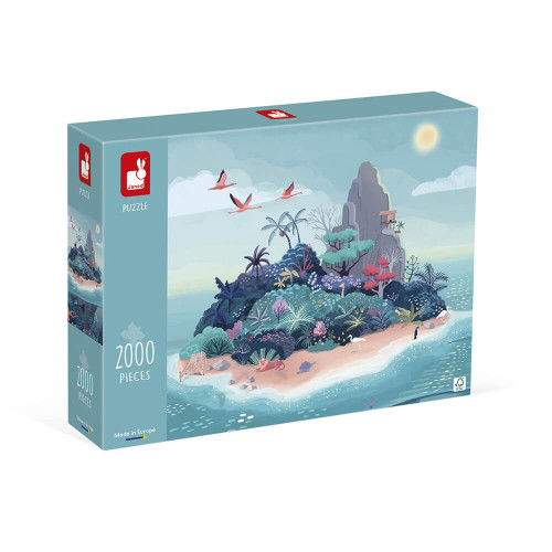 Puzzle 2000 pièces L'ILE MYSTERIEUSE puzzle pour les grands jouet en bois pour enfant magasin de jouet saint pierre 97410 La Réunion 974