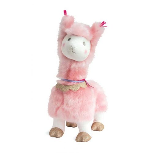 Grande peluche lama rose glitter PROMO peluche doudou et compagnie histoire d'ours magasin de jouets st pierre 97410 La Réunion 974