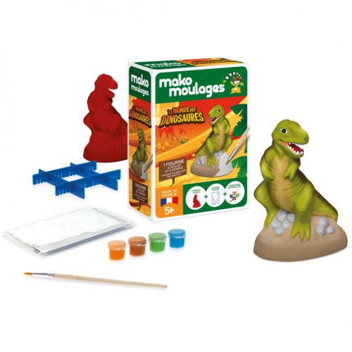 Tyrannosaure MAKO MOULAGES création de figurines en plâtre loisirs créatifs magasin de jouet en bois à st pierre 97410 livraison la réunion 974