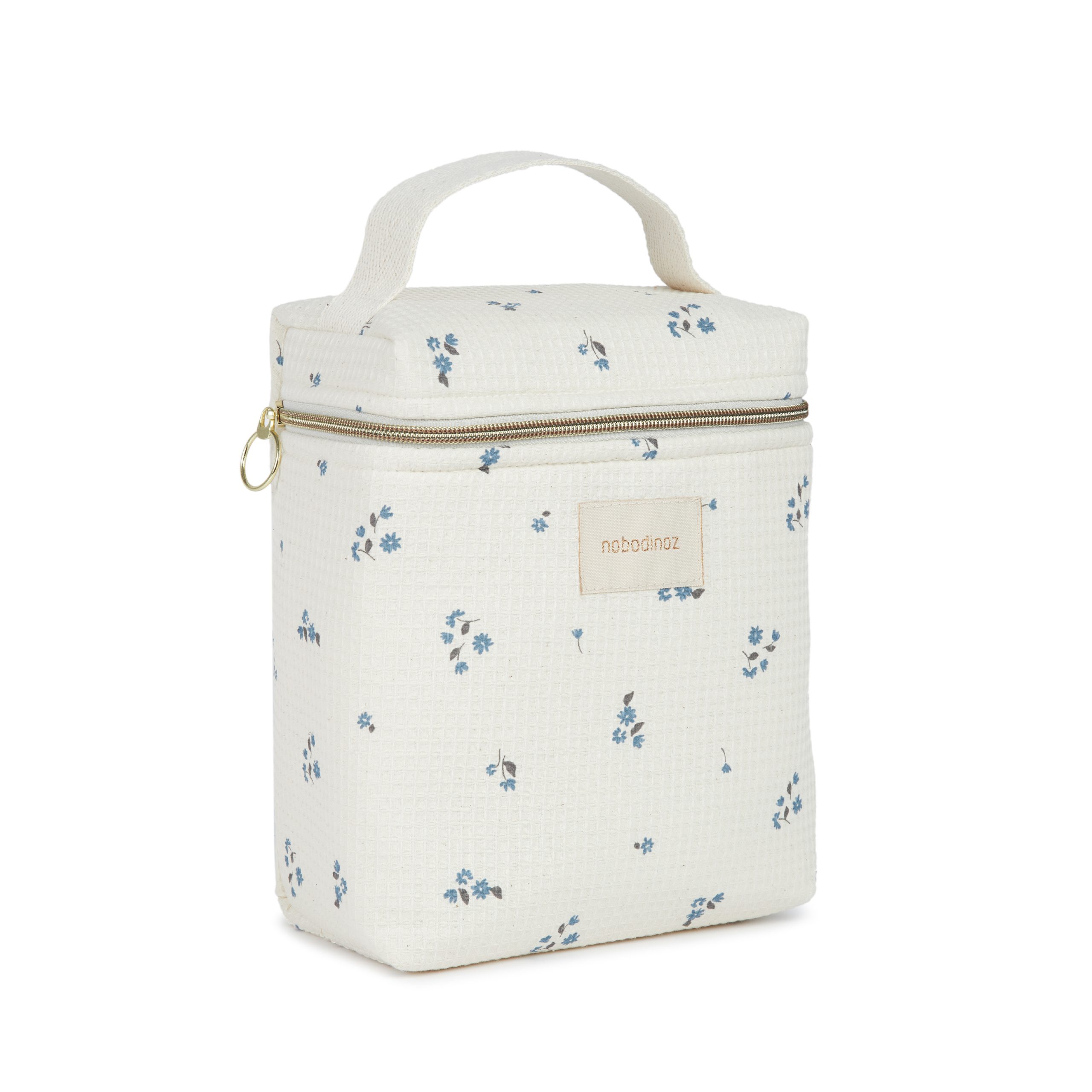 Sac isotherme en coton bio CONCERTO LILY BLUE