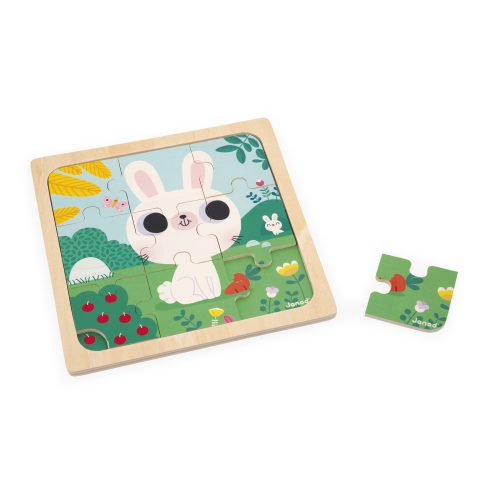 Lot de Puzzle TRIO puzzle bébé revendeur officiel JANOD magasin de jouet en bois à st pierre 97410 livraison LA REUNION 974
