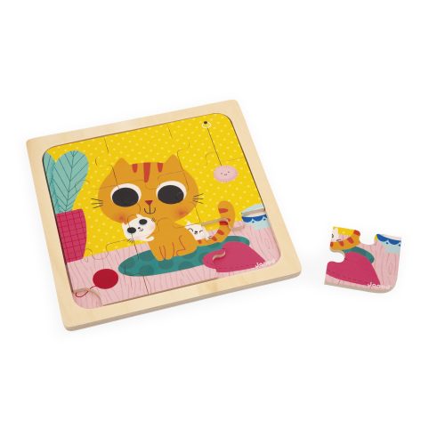 Lot de Puzzle TRIO puzzle bébé revendeur officiel JANOD magasin de jouet en bois à st pierre 97410 livraison LA REUNION 974