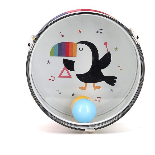 Tambour rainbow arc en ciel marque VILAC instrument de musique en bois pour enfants magasin de jouets en bois à st pierre 97410 livraison LA REUNION 974
